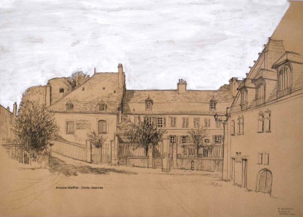 Cour du Château de La Charité-sur-Loire