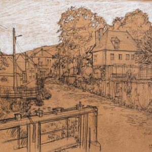 Clamecy, le Beuvron vu du quai
