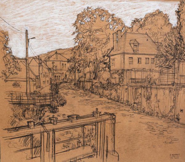 Clamecy, le Beuvron vu du quai
